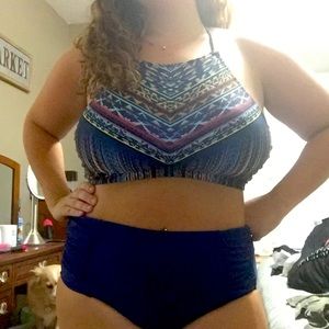 Jessica Simpson High Waisted Bikini